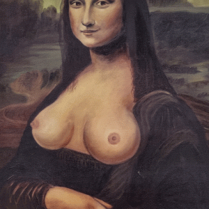 topless Mona Lisa